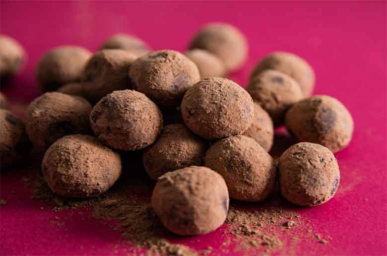 Les truffes en chocolat