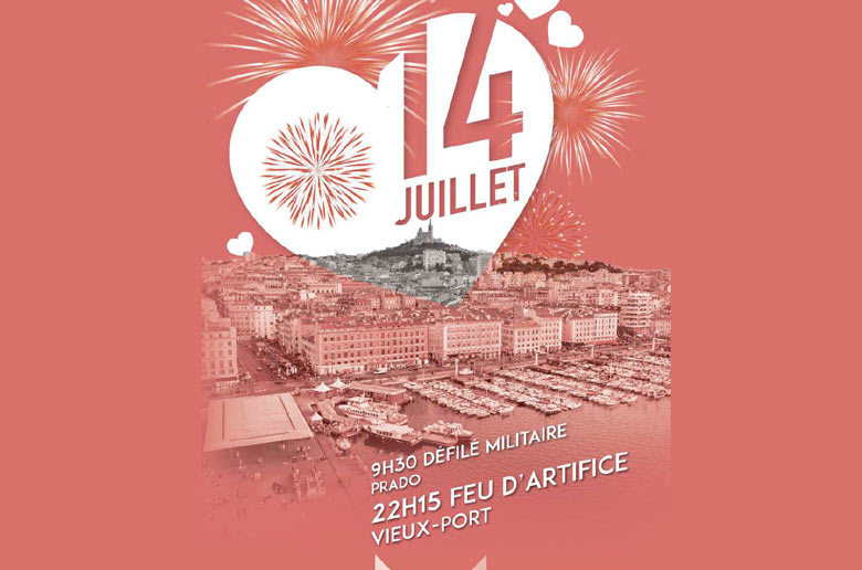 Fête nationale du 14 juillet 2018 à Marseille