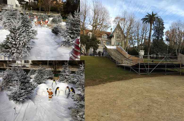 De la luge au parc de Bagatelle à Marseille !